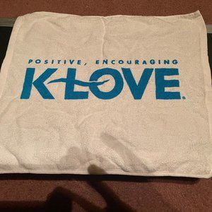 K-Love radio station wash cloth